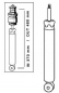 Stoßdämpfer standard Vorderachse 1200/1300/1500 8.1965 und später (Stück)