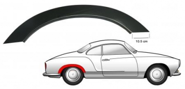 Radlaufreparaturblech hinten links oder rechts (Stück)