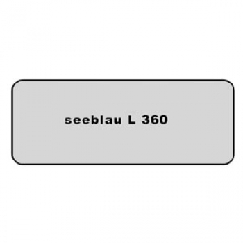 Aufkleber Farbcode L 360 seeblau.          8.1963 -7.1966 Cabrio 8.1965 -7.1966