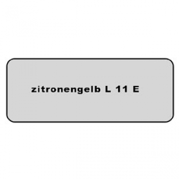 Aufkleber Farbcode L 11E zitronengelb.    1302    8.1970 -7.1971