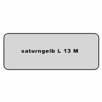 Aufkleber Farbcode  L 13M saturngelb.          1302 8.1971 - 7.1972