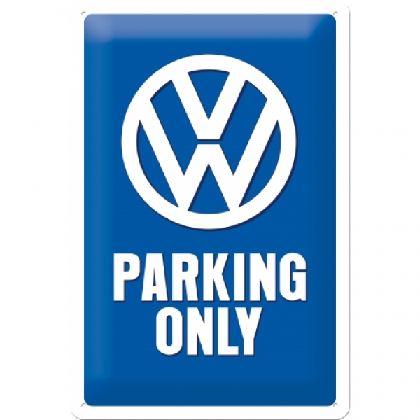 Blechschild VW Parking Only