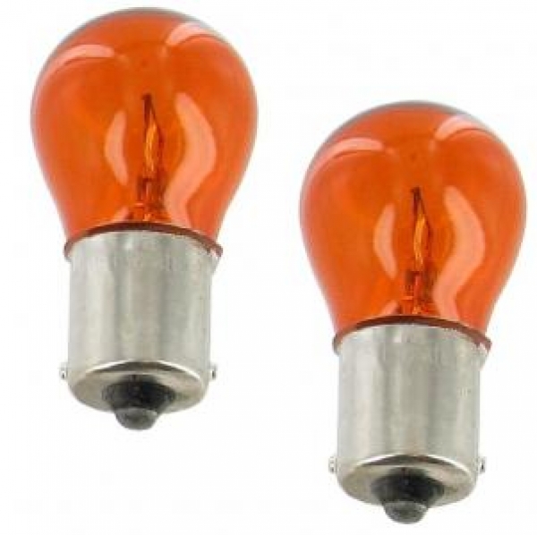 Lampe orange 12V 21W (Per Paar).  Fassung BA15s