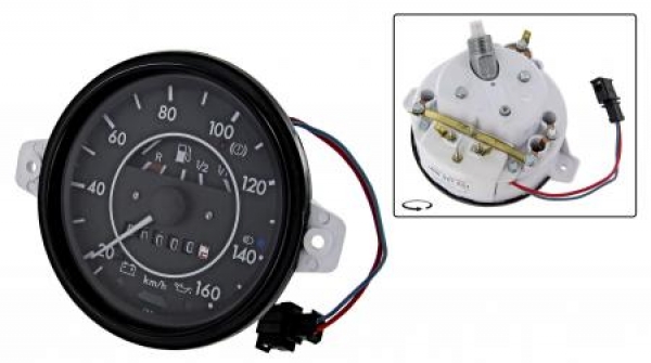 Tachometer Käfer 8.1997 und später, passt auch 10.1952 und später (nicht 1303)