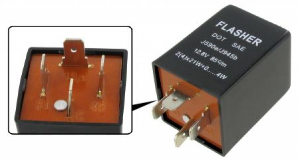 Blinkrelai 12V - 4 Pins