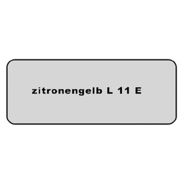 Aufkleber Farbcode L 11E zitronengelb.    1302    8.1970 -7.1971