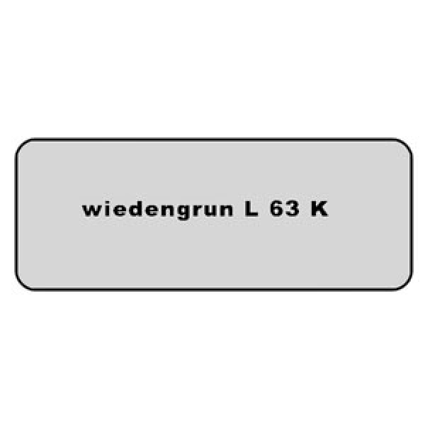 Aufkleber Farbcode L 63K weidengrun             1302  8.1971 - 7.1972