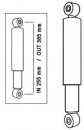 Stoßdämpfer Öldruck Vorderachse/Hinterachse