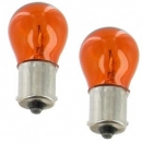 Lampe orange  6V 21W (Per Paar).         Fassung  BA15s