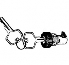 Handschuhfachschloß mit Schlüssel  1200/1300/1500/1302  8.1967 und später