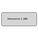 Aufkleber Farbcode  L 282 lotosweiss            8.1966 - 7.1968